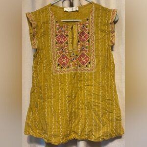 Adeline Clothing Yellow Top